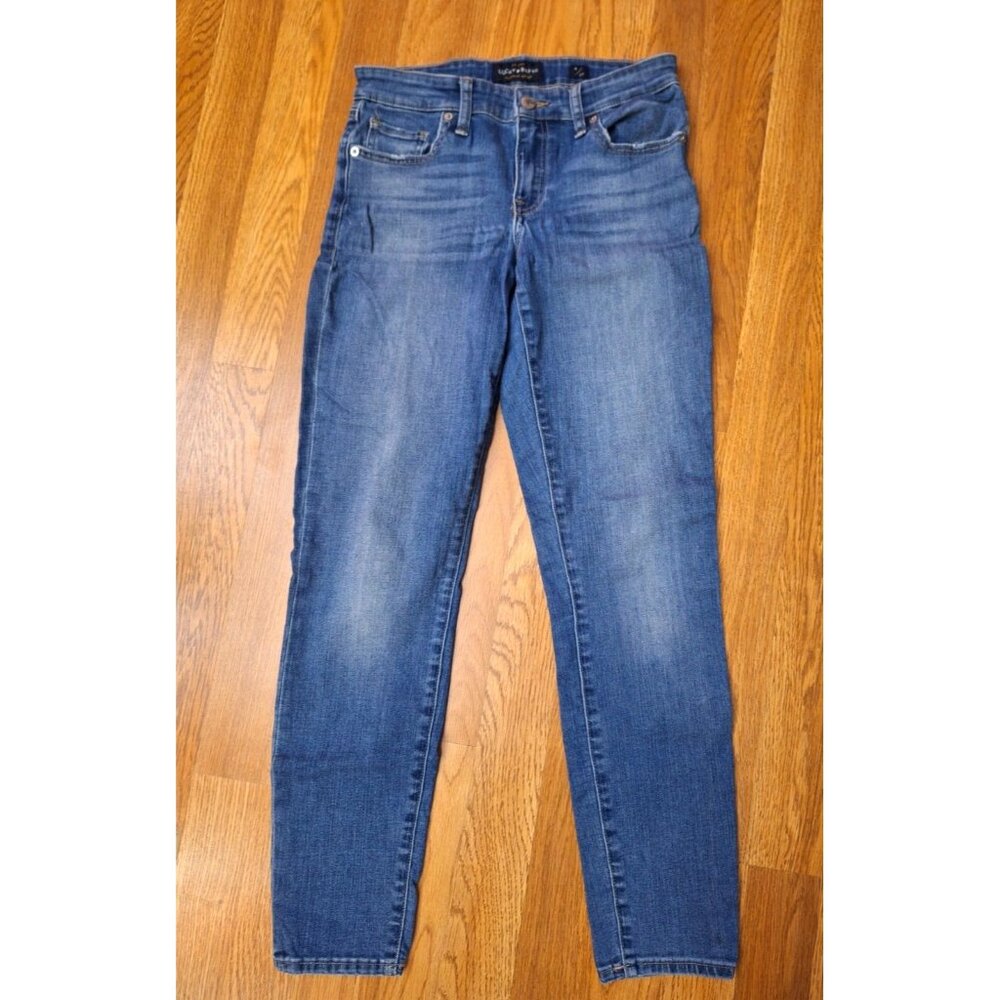 Lucky Brand Womens Blue Skinny Medium Wash Denim Jeans Size 4/27